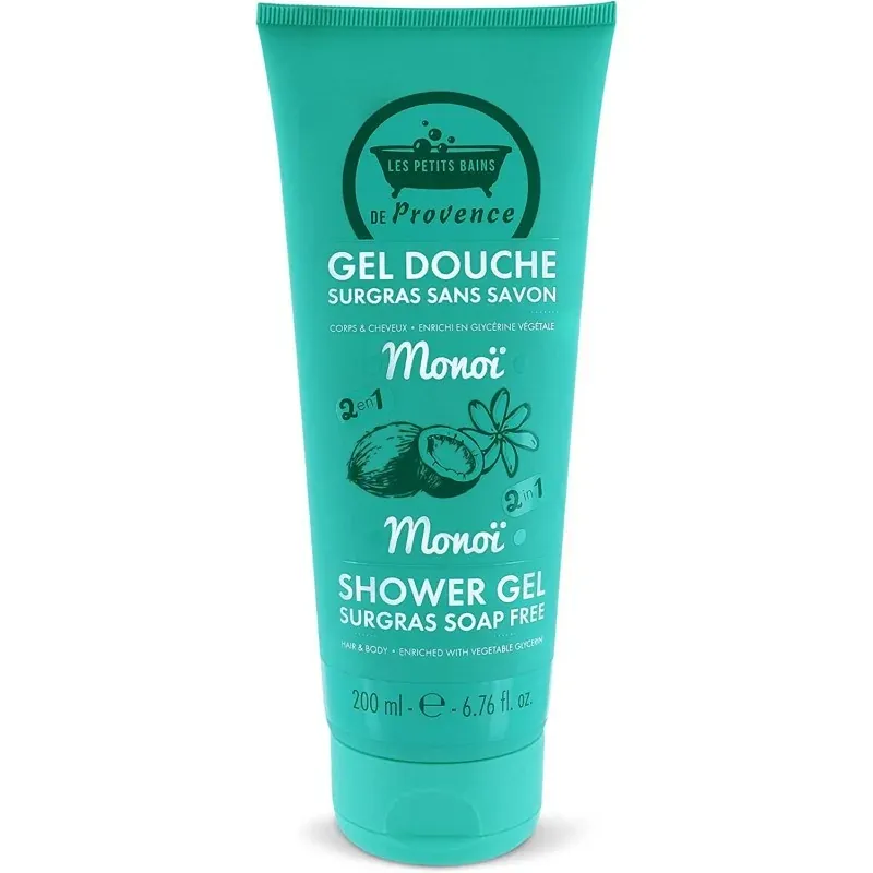LES PETITS BAINS DE PROVENCE GEL DOUCHE MONOI 200 ML