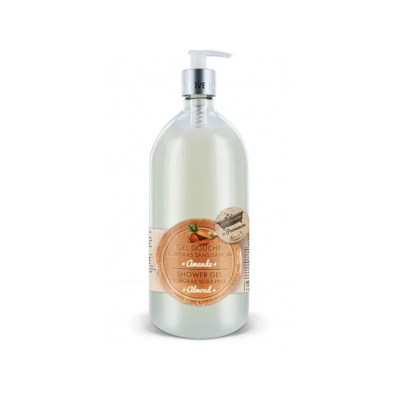 LES PETITS BAINS DE PROVENCE GEL DOUCHE SANS SAVON AMANDE 1L