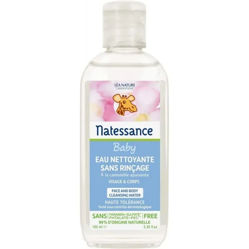 Natessance Bebe Eau Nettoyante 100Ml