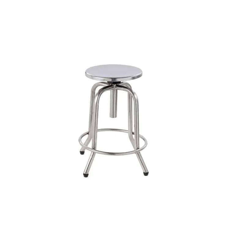Tabouret fixe en Inox avec filtage L8072
