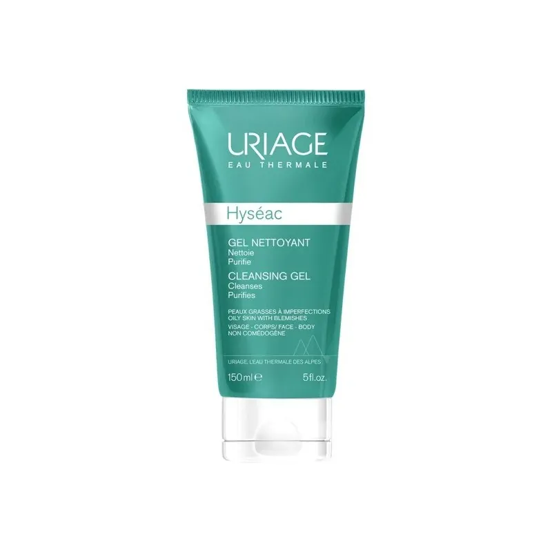 URIAGE HYSEAC GEL NETTOYANT 150ml Nettoie - Purifie - Assainit