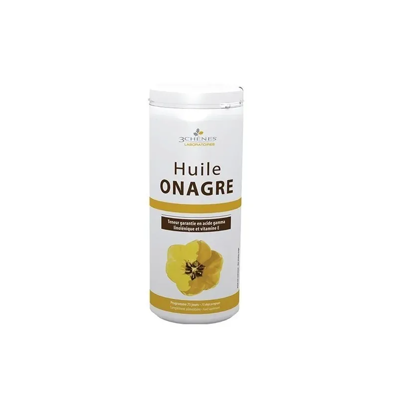 3 CHÊNES HUILE D'ONAGRE BOÎTE DE 150 CAPSULES