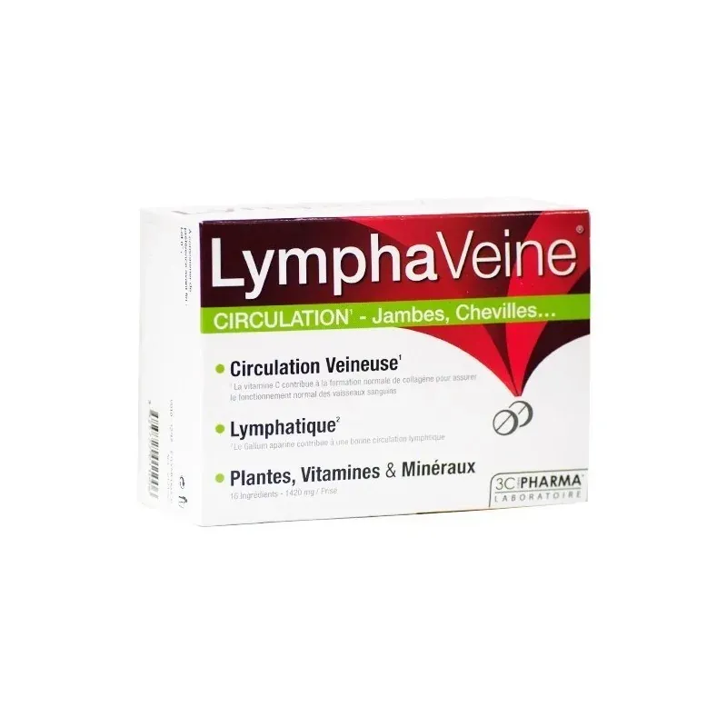 3 chênes lymphaveine 60 comprimés
