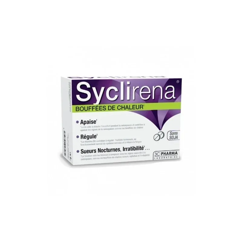 LES 3 CHÊNES SYCLIRENA BOUFFÉES DE CHALEUR 60 COMPRIMES
