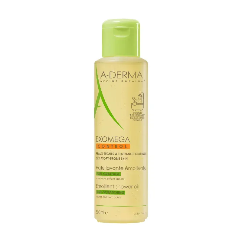 A-derma Exomega Huile lavante émolliente anti-grattage 500 ml