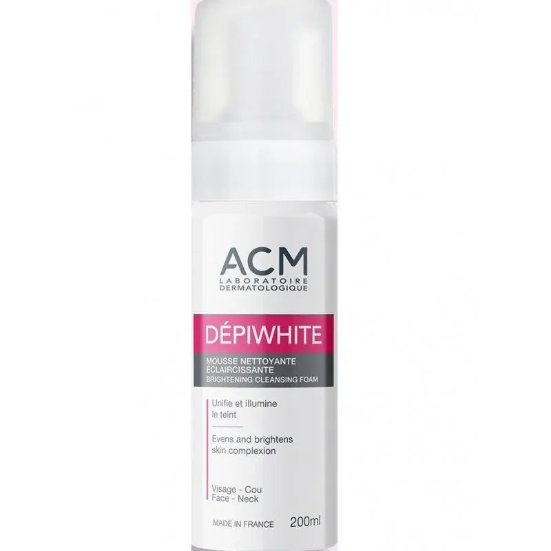 ACM Dépiwhite Mousse Nettoyante Éclaircissante 200ml                                