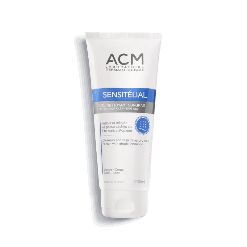 ACM SENSITELIAL GEL NETTOYANT SURGRAS 200ML