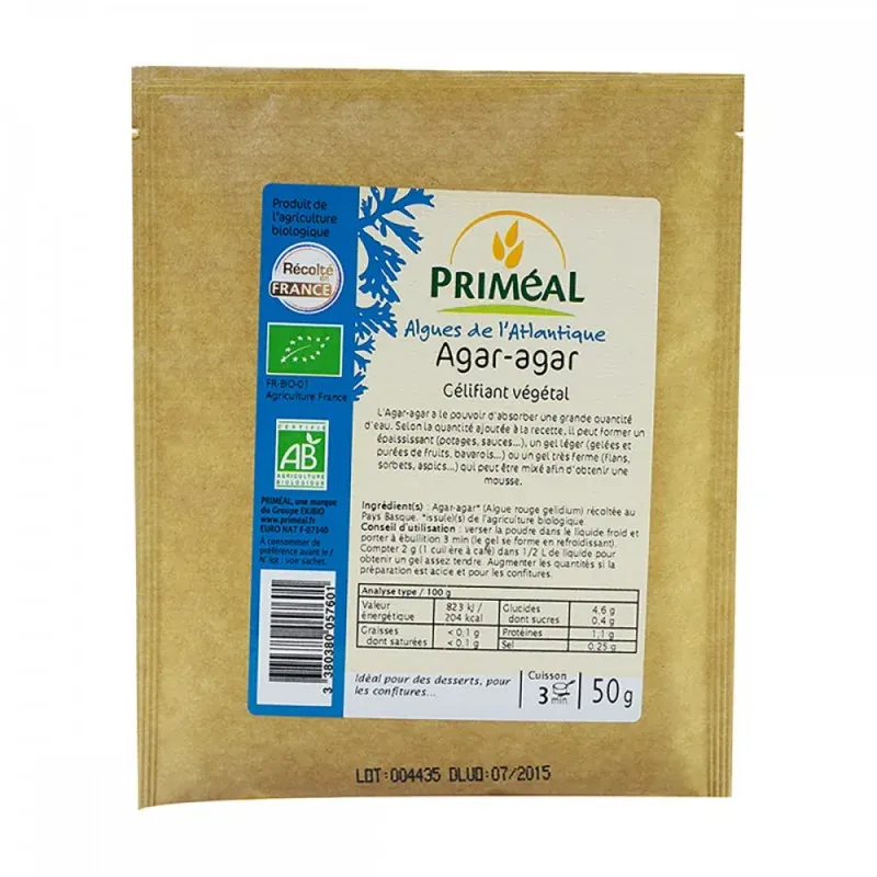 Priméal AGAR AGAR POUDRE 50G