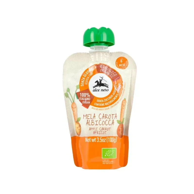 ALCE NERO POMME CAROTTE ABRICOT 100G