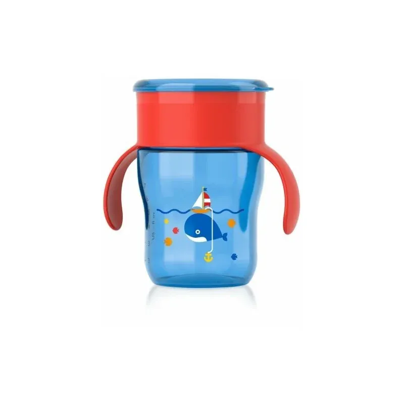 AVENT TASSE D'APPRENTISSAGE 9 MOIS + 260ML rouge SCF782