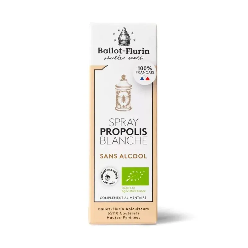 BALLOT-FLURIN SPRAY PROPOLIS SANS ALCOOL 15ML