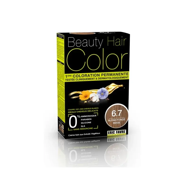 BEAUTY HAIR COLOR Blond Foncé Beige 6.7 - 160ml