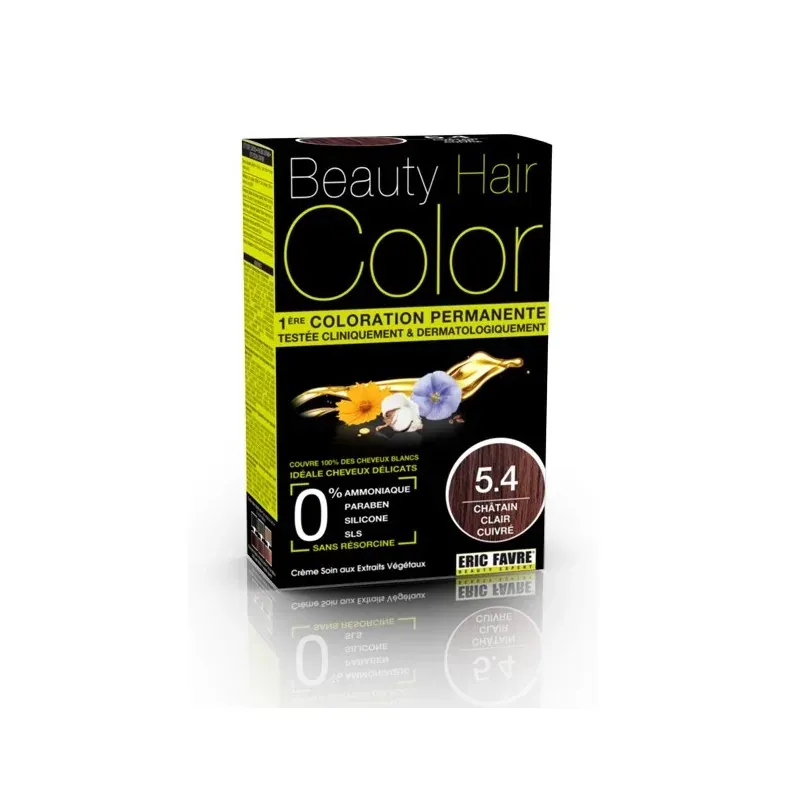 BEAUTY HAIR COLOR Châtain Clair Cuivré 5.4 - 160ml
