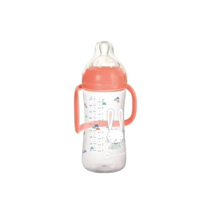BÉBÉ CONFORT BIBERON PP EMOTION AVEC POIGNEES 270 ML - CORAIL 8129