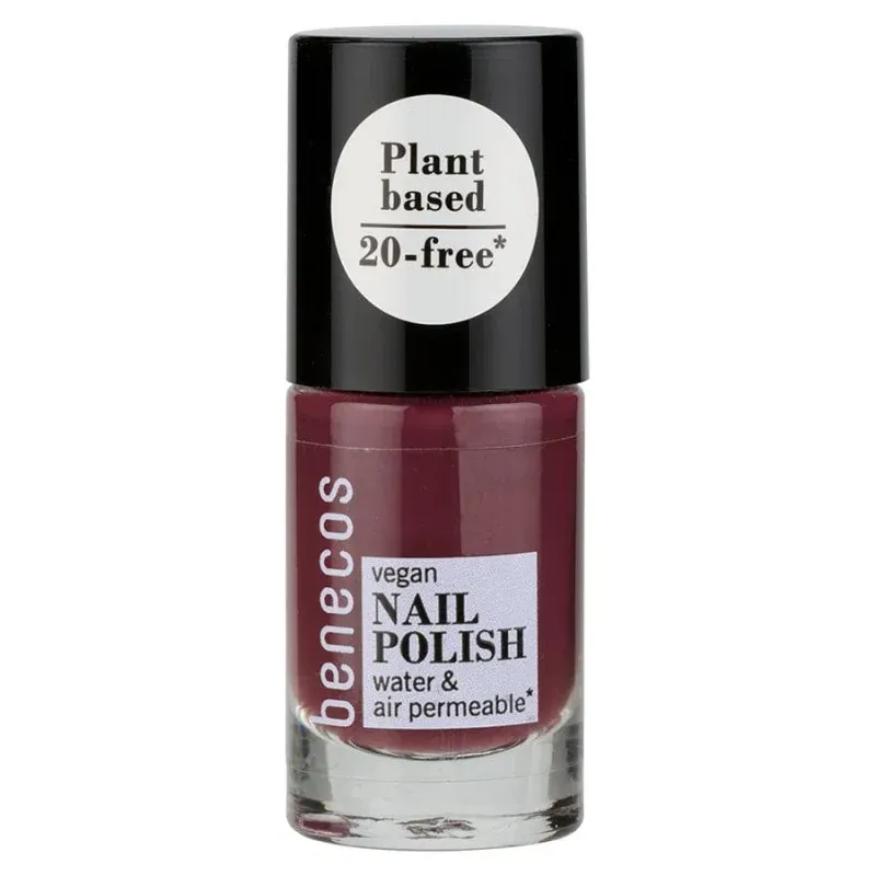 BENECOS NAIL POLISH - SWEET PLUM - PERMÉABLE À L'EAU ET À L'OXYGÈNE 5ML      