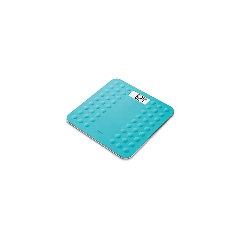 BEURER PÈSE-PERSONNE EN VERRE Turquoise GS 300