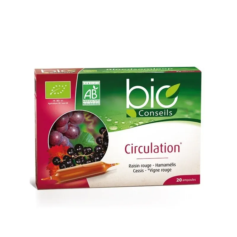 Bio Conseils Circulation Ampoules Bio 20 ampoule
