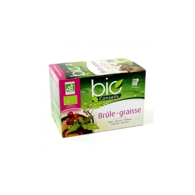 Bio Conseils Infusion brûle graisses Bio 20 sachets