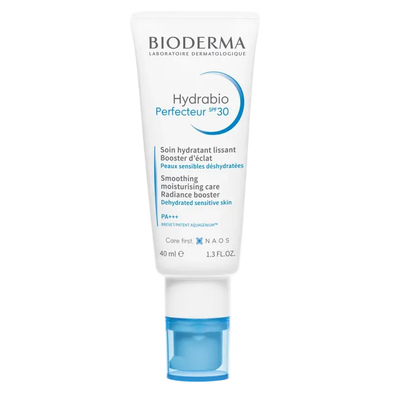 BIODERMA HYDRABIO PERFECTEUR SOIN HYDRATANT SPF30 PEAUX SENSIBLES DESHYDRATEES 40ML