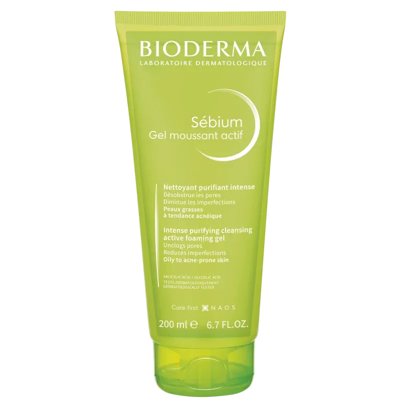 BIODERMA Sébium Gel Moussant Actif 200ml                                              