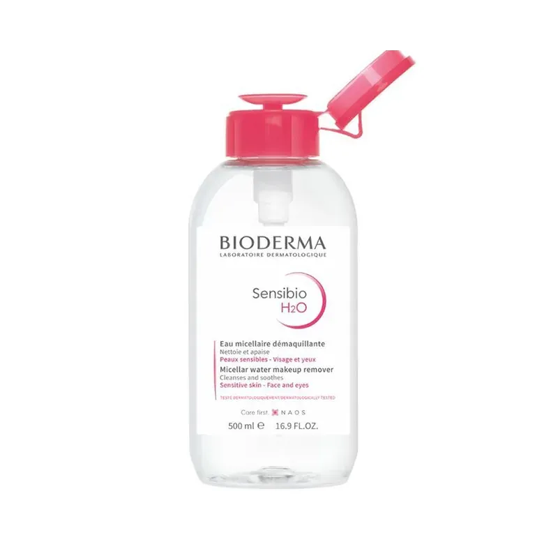 BIODERMA SENSIBIO H2O POMPE INVERSEE 500ML