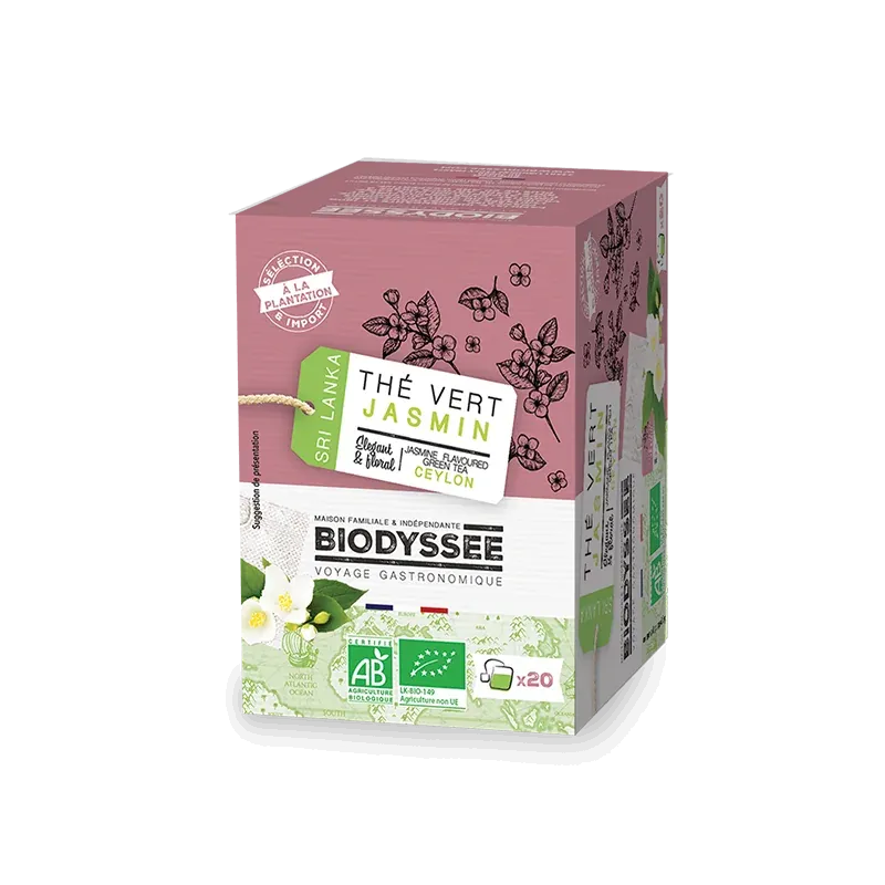 BIODYSSEE THE VERT JASMIN 20 sachets