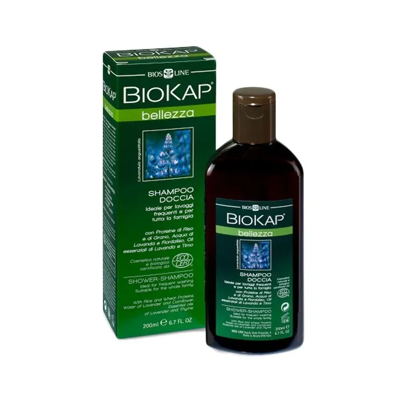 Biokap Shampoing douche Bio Belleza Lavande et Thym 200 ml