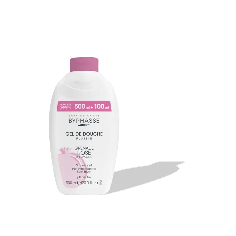 Byphasse Gel de douche Grenade rose 500ml