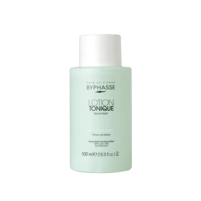 Byphasse Lotion tonique fraîcheur - Aloe vera - Peaux sensibles - 500 ml