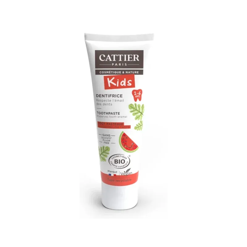 Cattier DENTIFRICE 2 - 6 ANS GOUT PASTEQUE 50ml