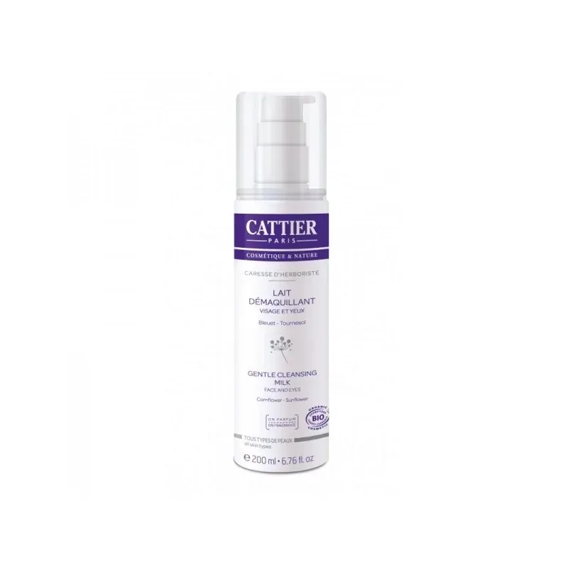 Cattier LAIT DEMAQUILLANT DOUCEUR VISAGE ET YEUX 200ml                                               