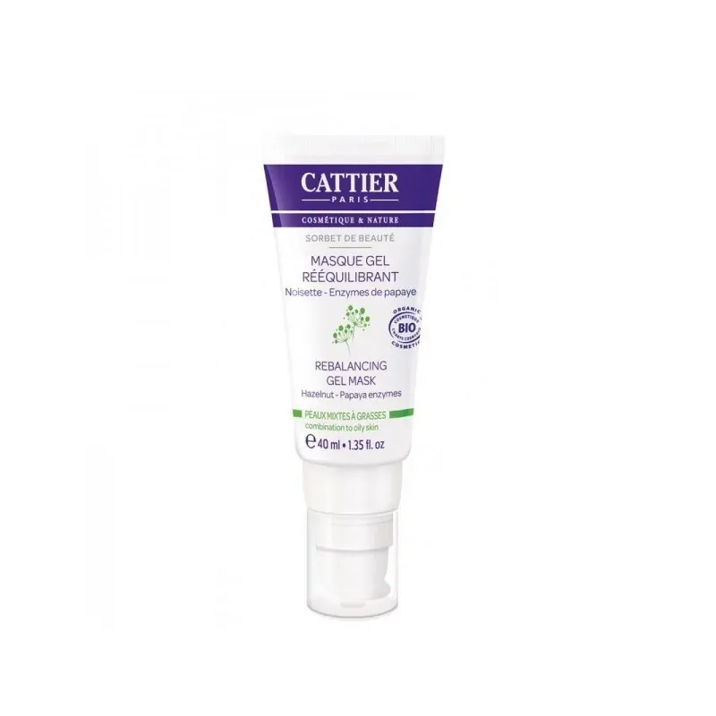 Cattier MASQUE GEL REEQUILIBRANT - SORBET DE BEAUTE 40ml