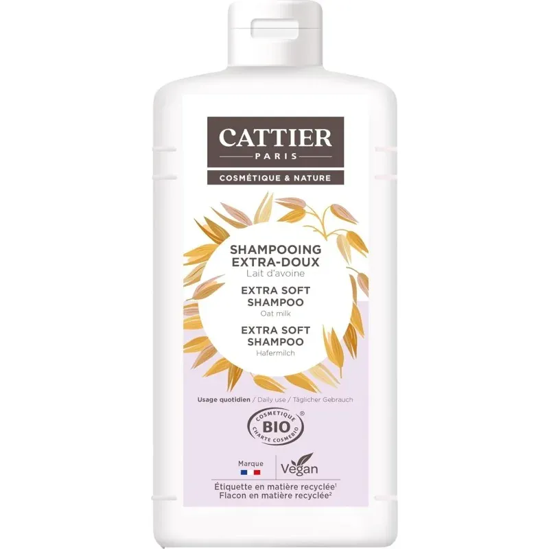 Cattier SHAMPOOING EXTRA DOUX QUOTIDIEN 1L