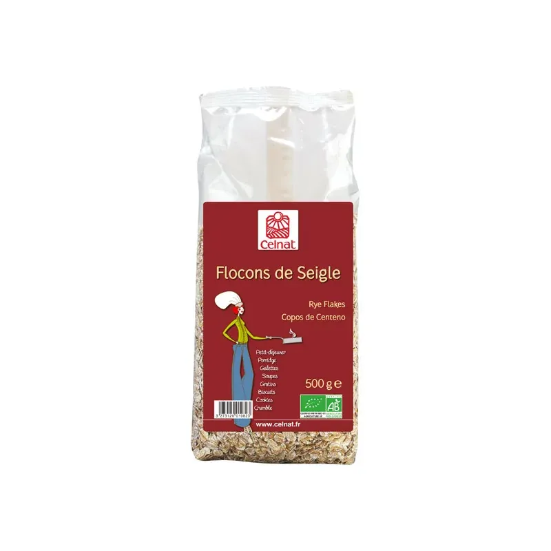 CELNAT FLOCONS DE SEIGLE 500G