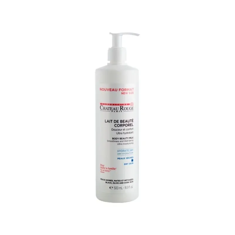 Chateau rouge lait de beauté corporel ultra hydratant 500ml