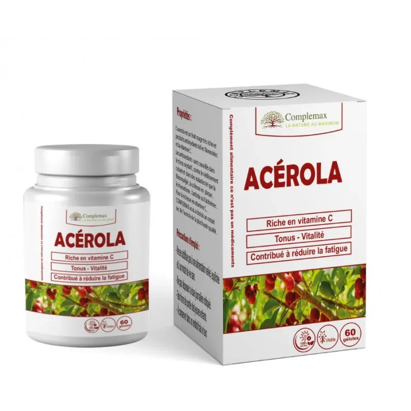Complemax Acerola 500mg 60 gelules