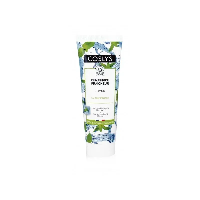 Coslys Dentifrice Fraicheur Bio 75g