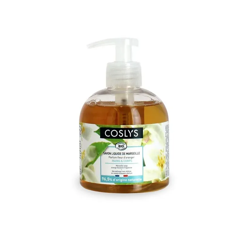 COSLYS SAVON DE MARSEILLE FLEUR D’ORANGER 300ML