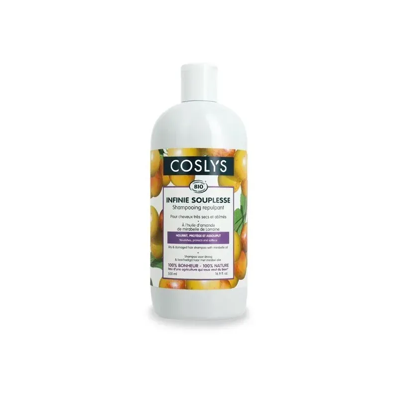 COSLYS SHAMPOOING CHEVEUX SECS ET ABÎMÉS 500ML