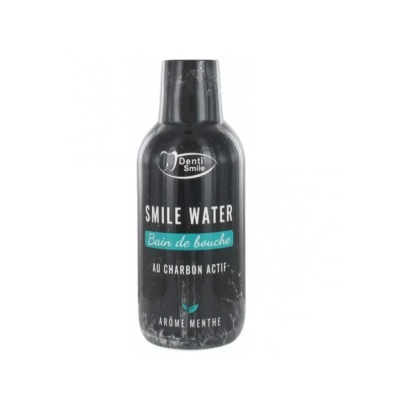 Denti Smile Bain De Bouche Au Charbon Actif 300ml