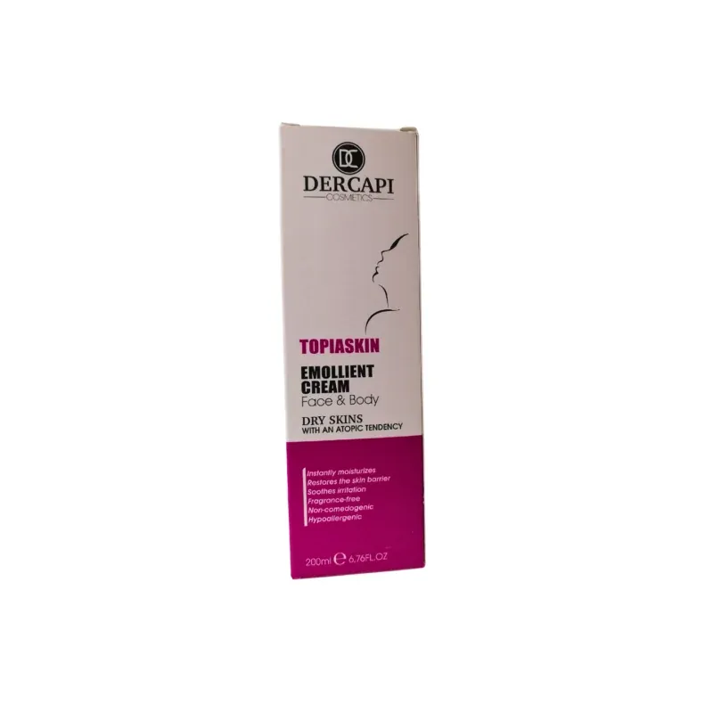 Dercapi Creme Emolliente Peaux Seches 200ml