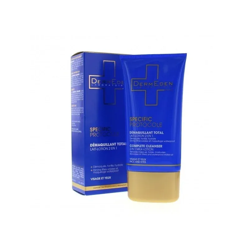 DERMEDEN Démaquillant Total Lait-Lotion 2en1 150ml