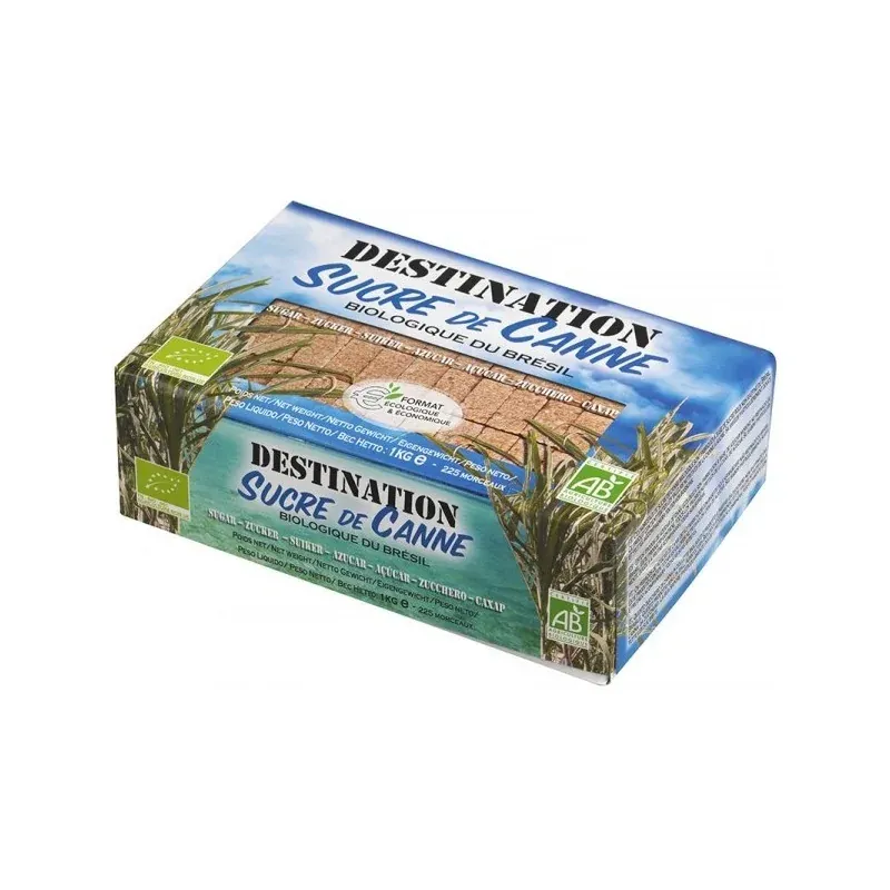 Destination SUCRE DE CANNE ROUX EN MORCEAUX 1 KG
