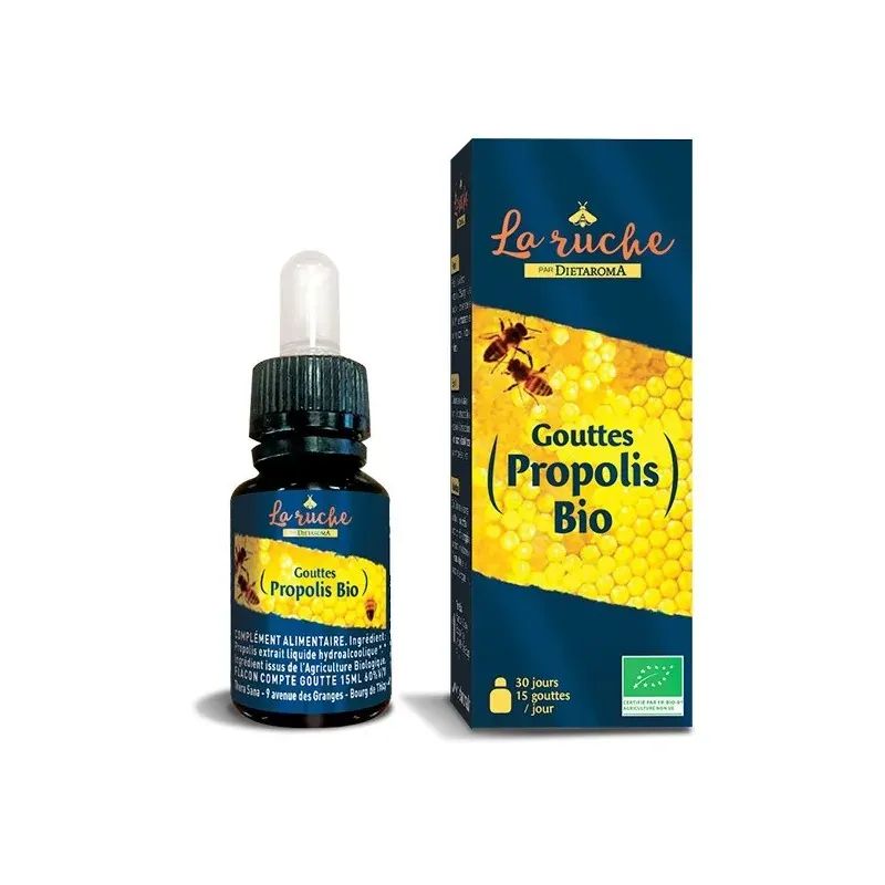 Dietaroma Gouttes Propolis bio - 15 ml