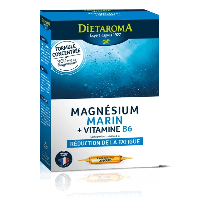 DIETAROMA MAGNESIUM MARIN ET VITAMINE B6 EN AMPOULE 20