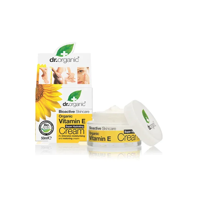 Dr. Organic Crème concentrée à la vitamine E - Super Hydrating Cream - 50ml