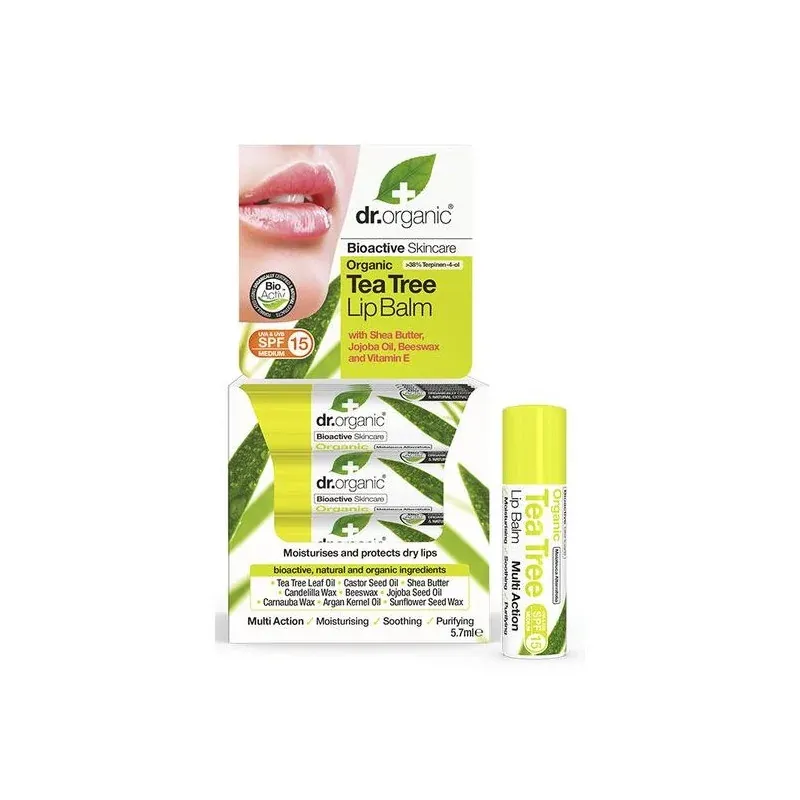 DR.ORGANIC BAUME A LEVRES Tea Tree 5,7ML
