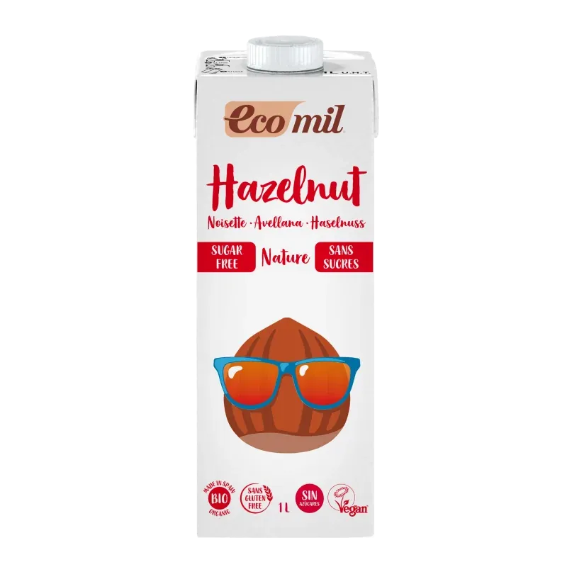 ECOMIL BOISSON A LA NOISETTE SANS SUCRE 1L