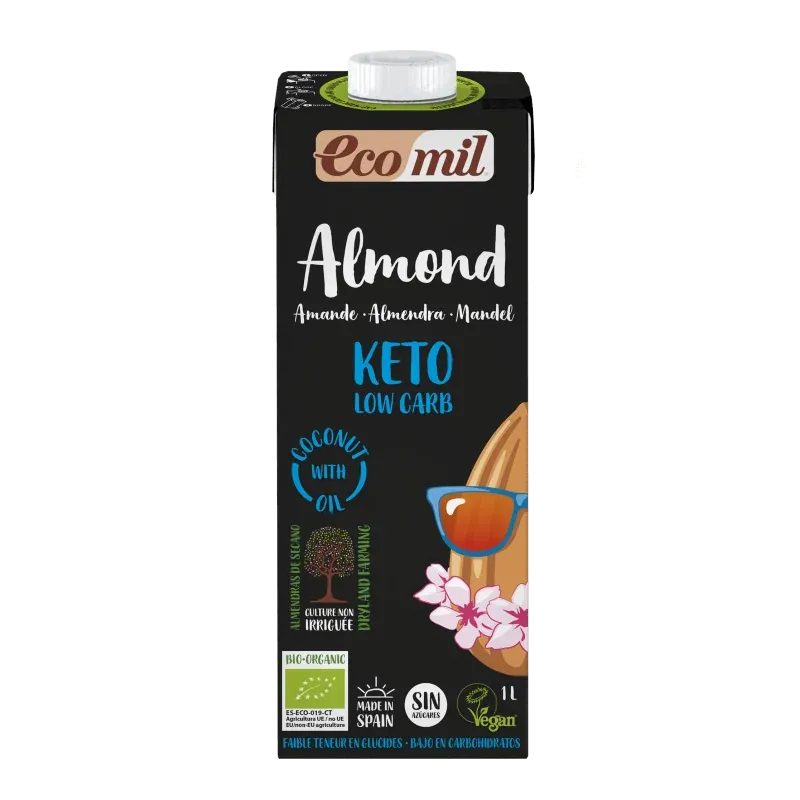 ECOMIL BOISSON D'AMANDE KETO 1L