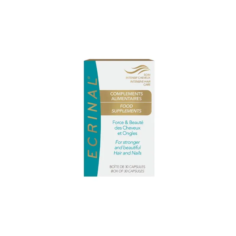 Ecrinal 30 capsules cheveux 1 mois de traitement
